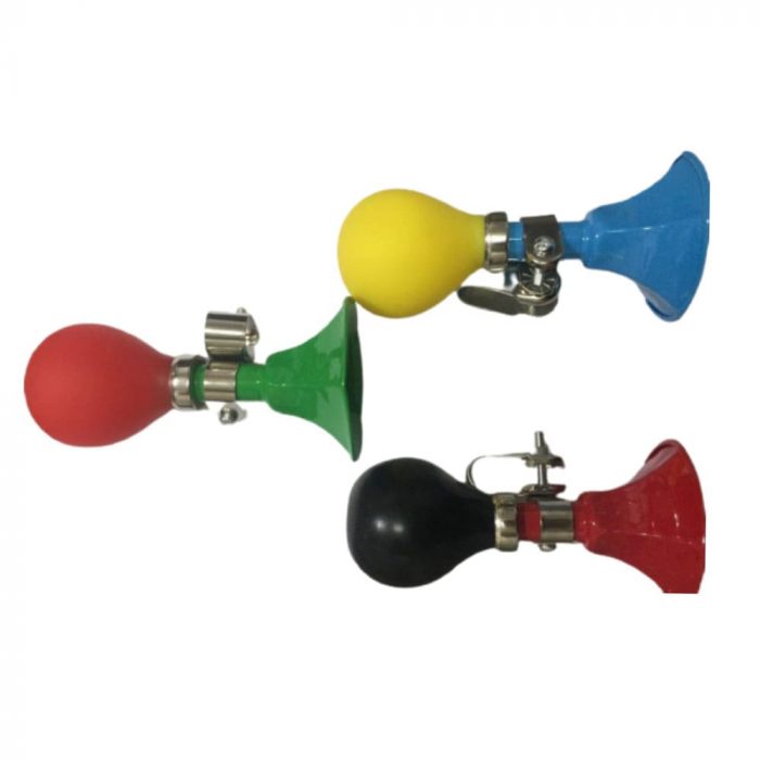 Colored metal horn bicycle horn