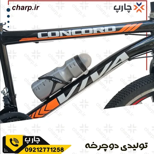 دوچرخه سایز 26 دنده کلاجدار طرح ویوا رنگ مشکی