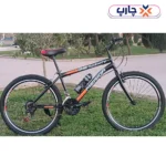 دوچرخه سایز 24 - 26 کلاجدار طرح مریدا رنگ مشکی (فیلم دارد)