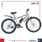 دوچرخه سایز 24 تک سرعت طرح مریدا  سفیدقرمز (فیلم دارد)